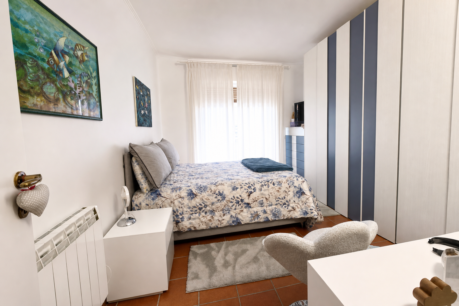 Sanremo, Via Padre Semeria – Appartement deux pièces rénové avec terrasse habitable, vue mer et vue sur la verdure