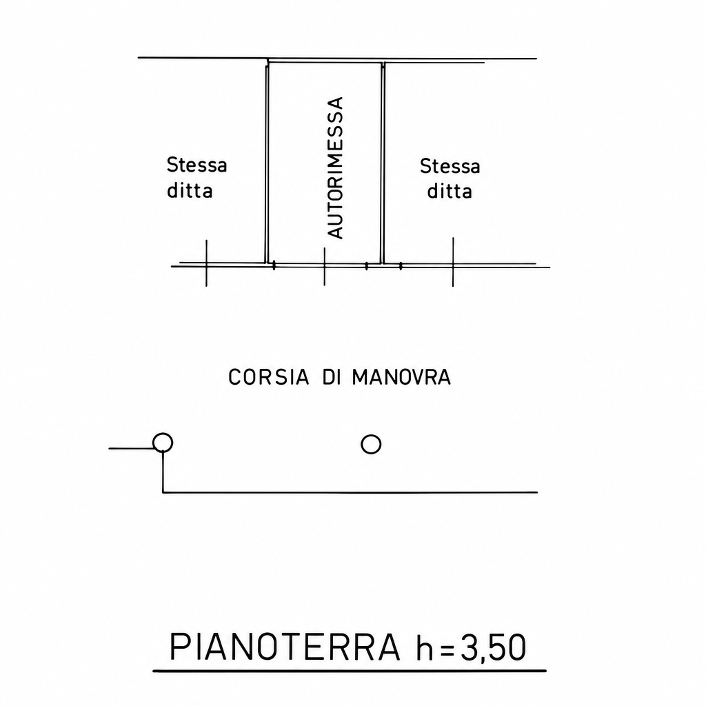 Planimetria di Sanremo, zona Foce, trilocale con giardino e box auto - T638. Sanremo, zona Foce: trilocale ristrutturato di 70 mq con spazio esterno e box auto…