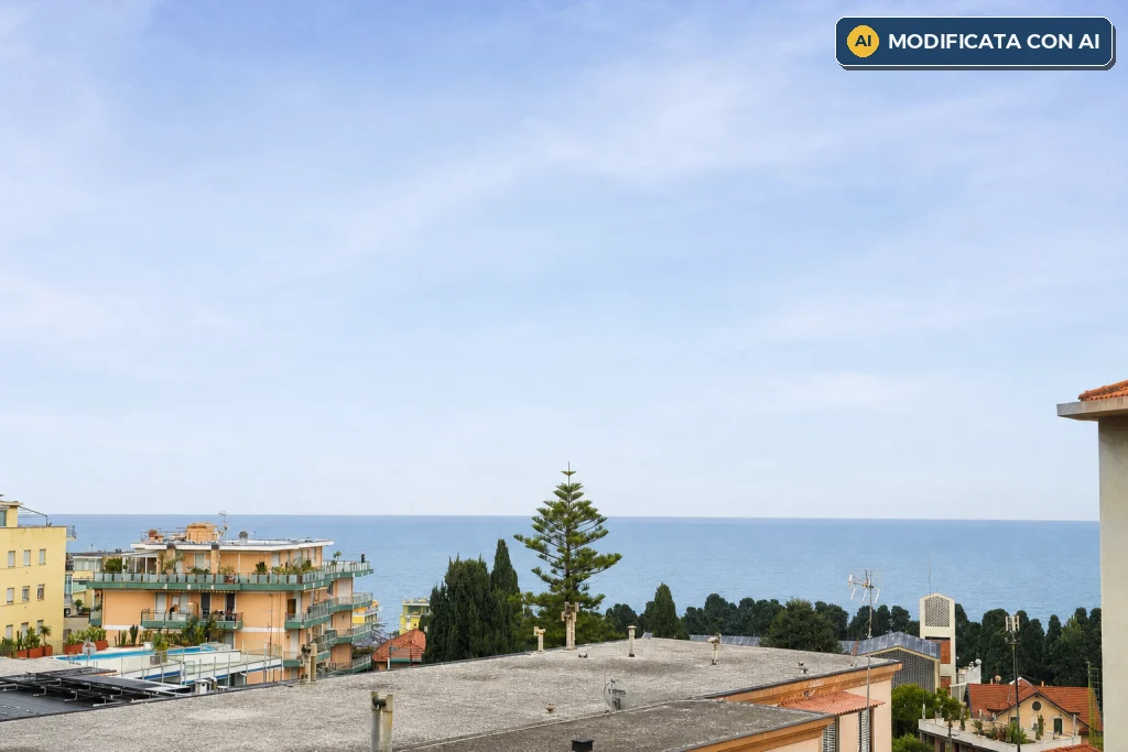 Sanremo, attico in casa indipendente in zona Foce / Solaro, con vista mare e terrazza perimetrale