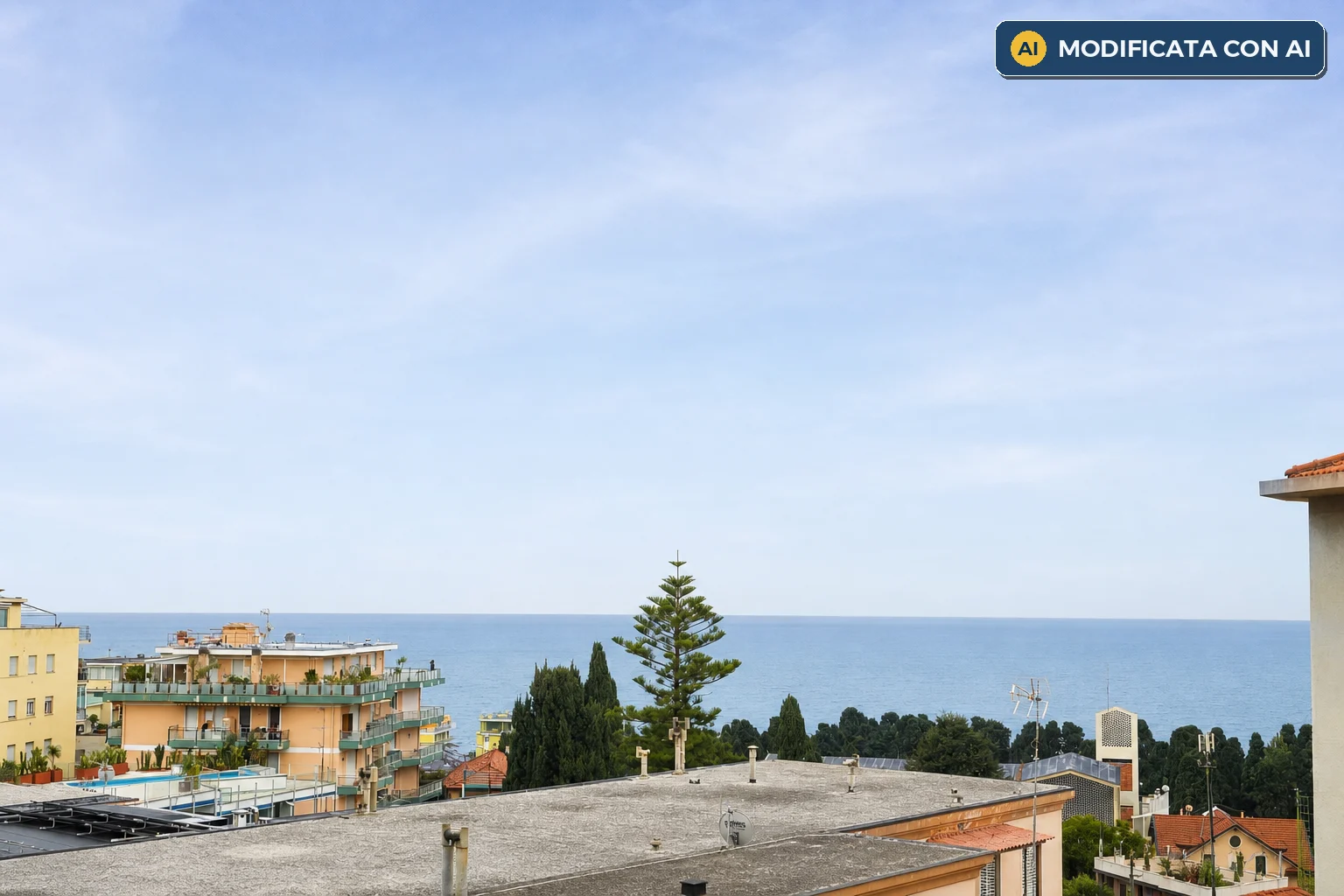 Sanremo, attico in casa indipendente in zona Foce / Solaro, con vista mare e terrazza perimetrale