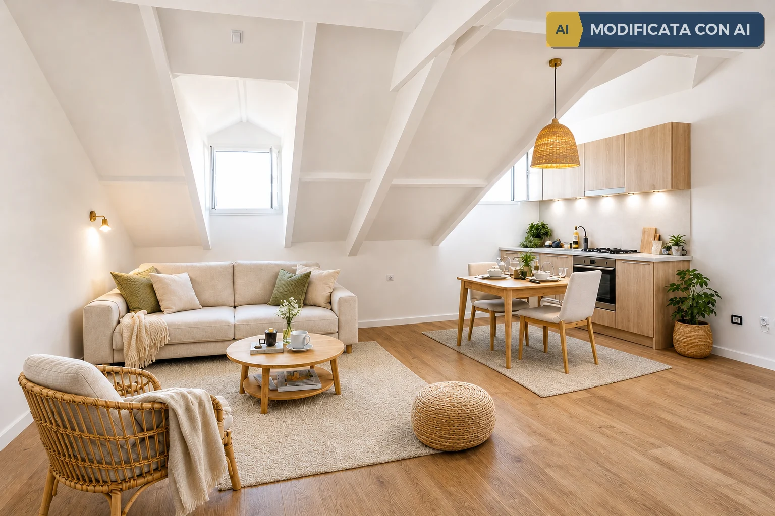 Sanremo, hypercentre, trois-pièces mansardé rénové